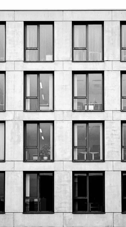 Signage Mono applied to The grid, cut to shape