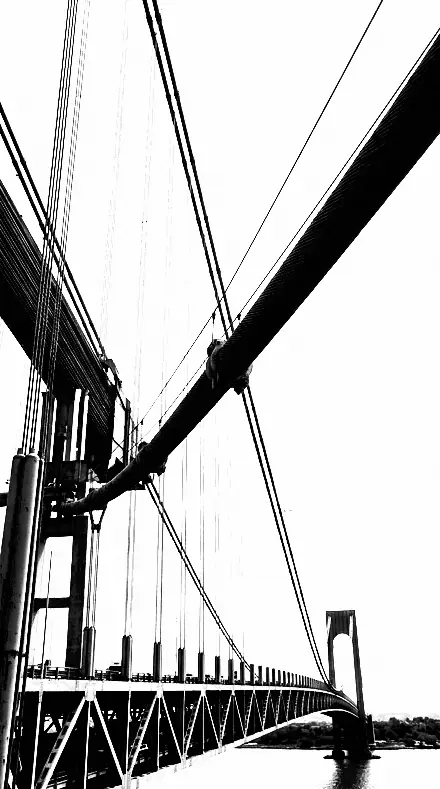Plate Etch applied to Cables, sky, black on paper