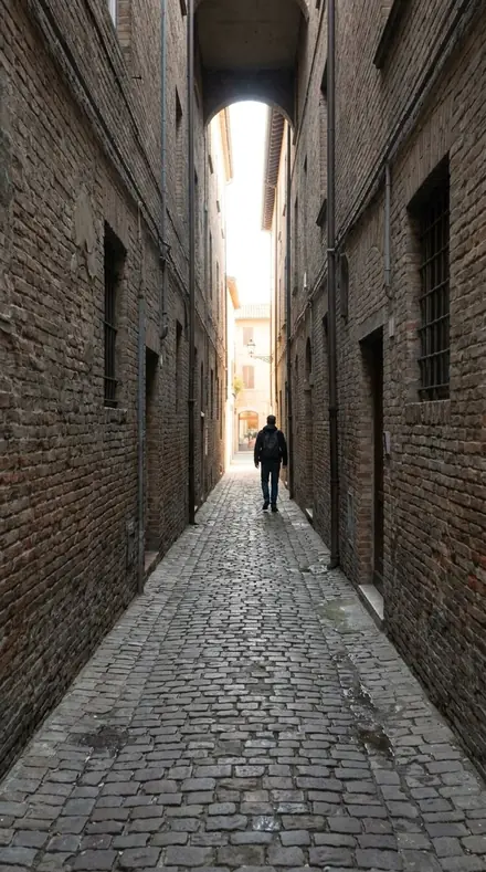 Before: The alley as a stencil